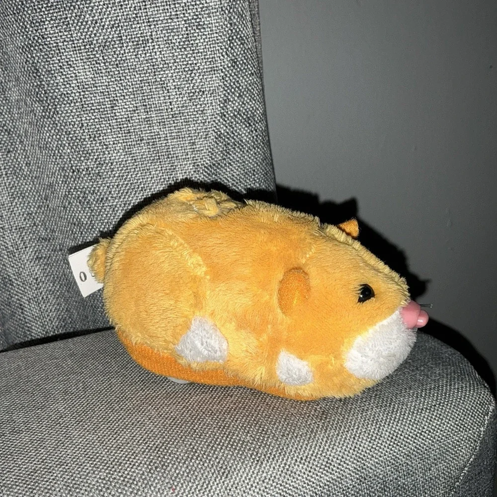 Zhu Zhu Pets Hamster Nugget Orange White 2008 Tested works Needs New Batteries